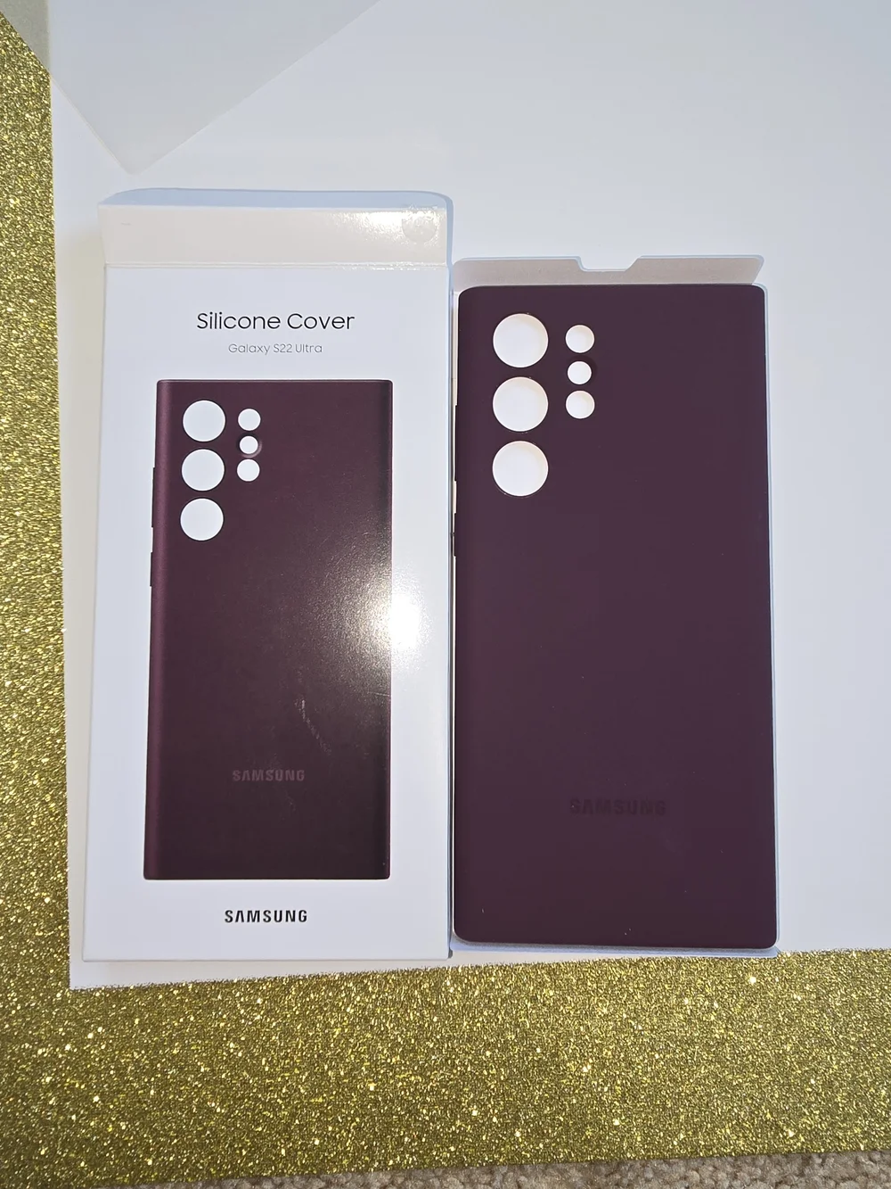 Samsung Galaxy S22 ULTRA Phone Case Bundle – Burgundy, Black, Clear, Black